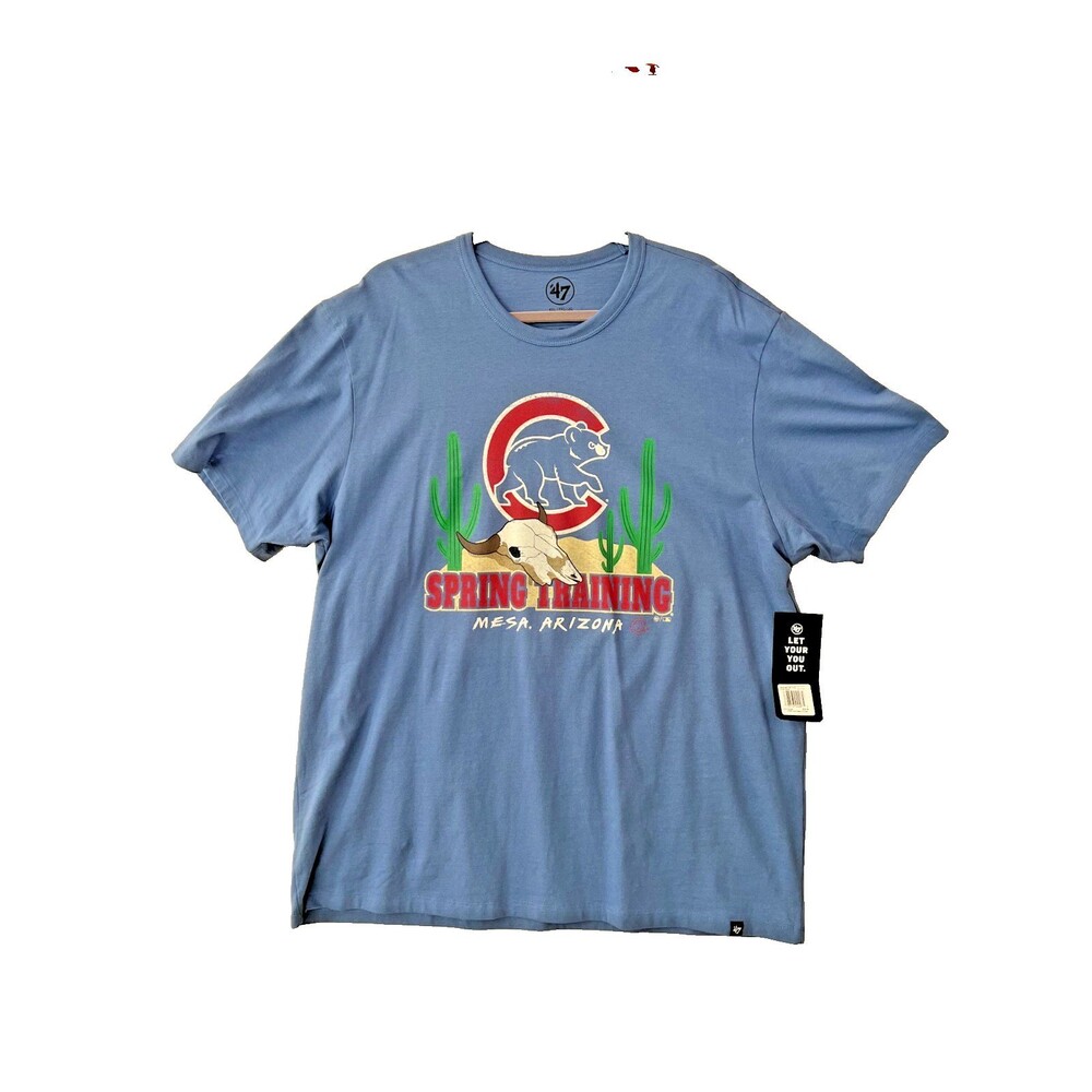 Cubs Spring Training  Mesa Arizona NWT Blue Short Sleeve T-Shirt 2XL